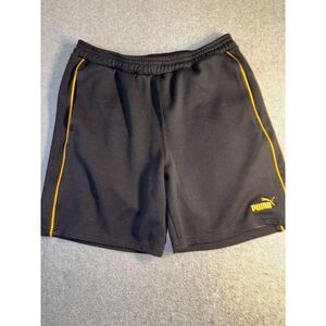 Puma Men's‎ Big Fleece Logo Shorts Black Large